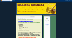 Desktop Screenshot of macetesjuridicos.com.br